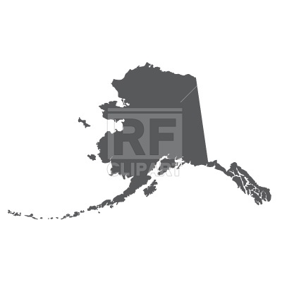 400x400 Alaska Silhouette Vector Image Vector Artwork Of Backgrounds