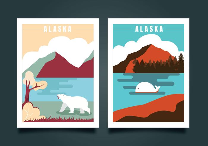 700x490 Postcard From Alaska Vector Design