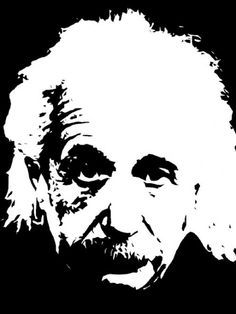 236x314 Einstein Silhouette Vector