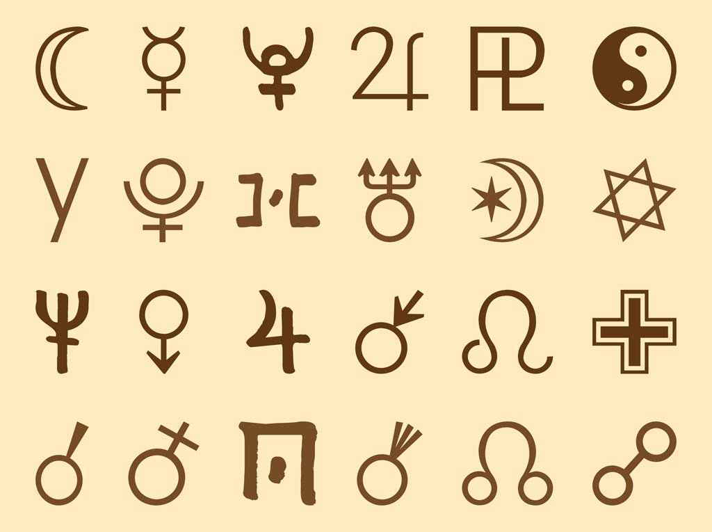 1024x765 Alchemy Symbols Set Vector Art Amp Graphics