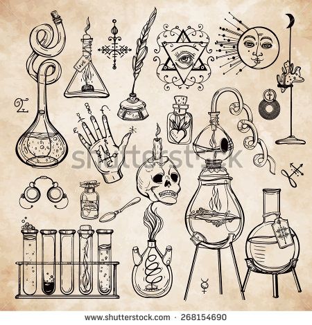 450x470 Alchemy Clipart Chimie