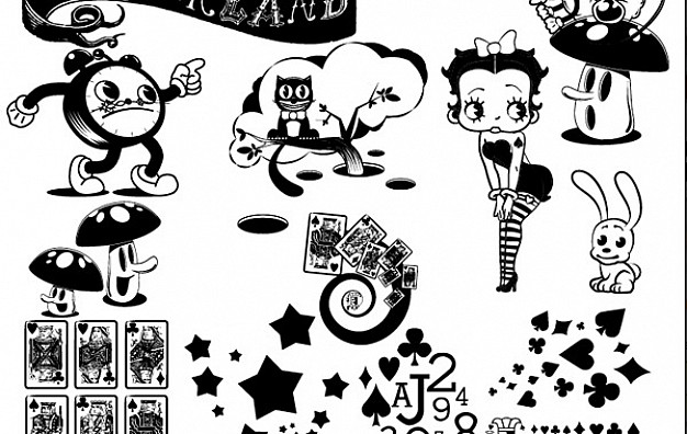 626x396 Boop In Wonderland Vector Free Download