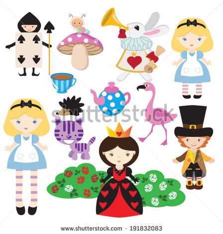 Alice In Wonderland Vector at GetDrawings | Free download