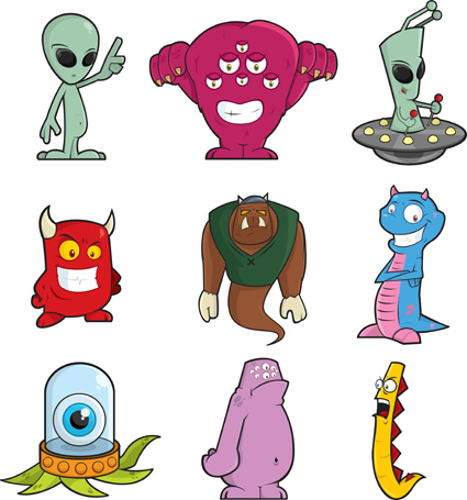 425x455 Alien Material Free Vector 4vector