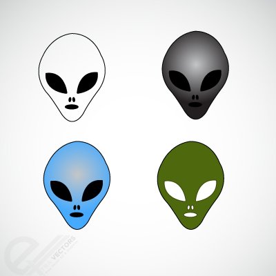 400x400 Free Free Alien Vector Faces Psd Files, Vectors Amp Graphics