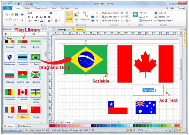 658x471 Country Flags
