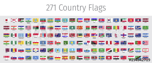 500x207 Wave World Flags Vector With Flag Of The European Union. 271