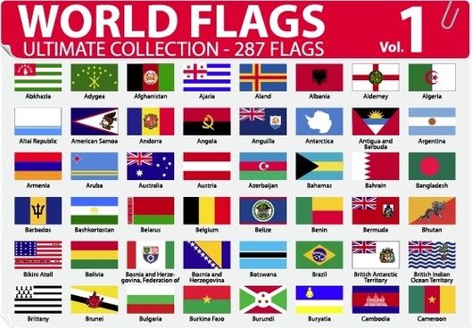 529x368 World Flags Vector Free Free Vector Download (4,021 Free Vector