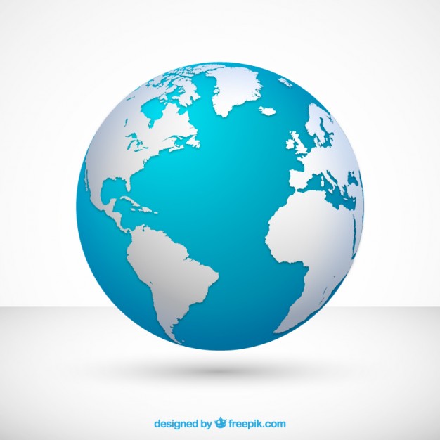 626x626 Free Vector Globe