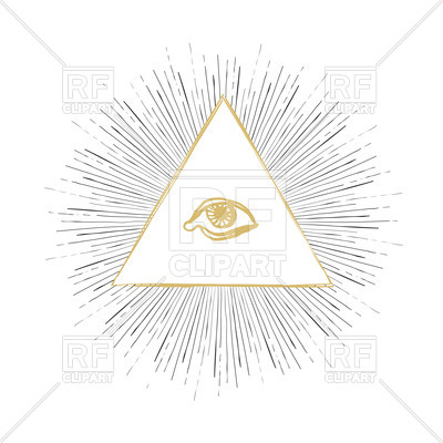 400x400 All Seeing Eye Vector Image Vector Artwork Of Signs, Symbols