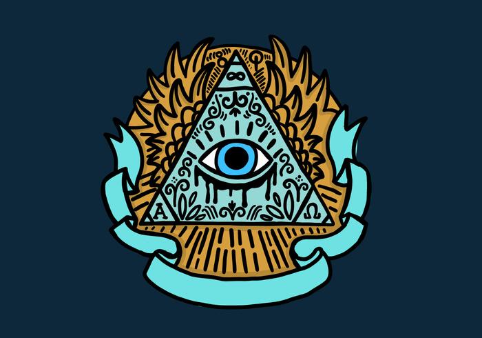 700x490 All Seeing Eye Free Vector Art