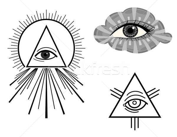 600x466 The All Seeing Eye Vector Illustration Andreea Chiper (Eireann