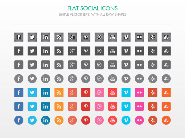 600x450 Free Vector File Of The Week Free Vector Social Media Icons