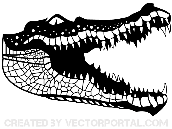 600x450 Crocodile Vector Art 123freevectors