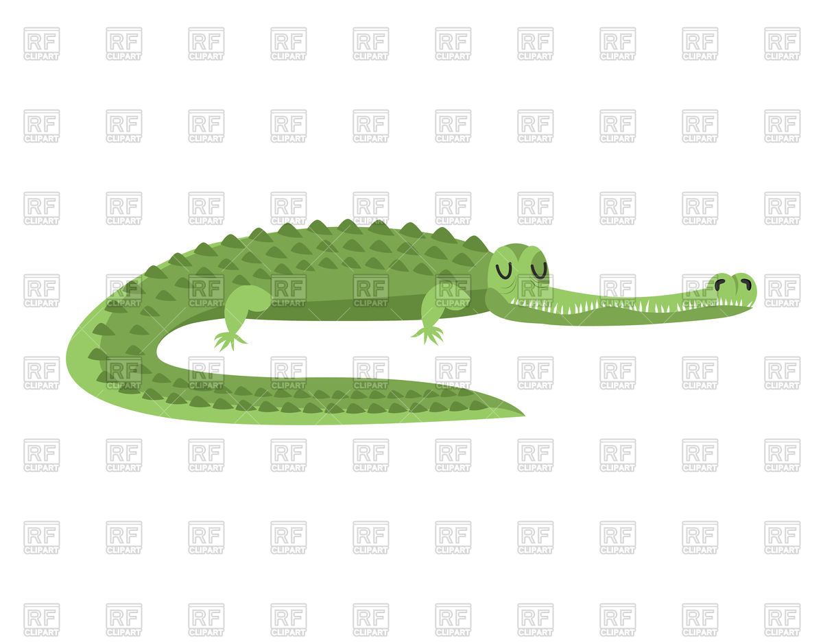 1200x939 Sleeping Crocodile Vector Image Vector Artwork Of Plants And