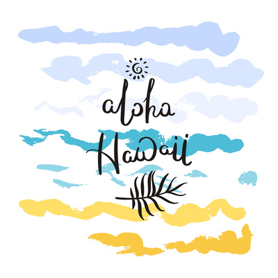 400x400 Aloha On Curated Vector Illustrations, Stock Royalty Free Images