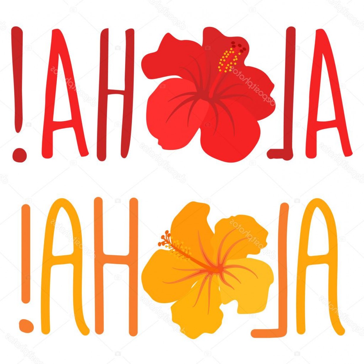 1228x1228 Stock Illustration Aloha Vector Lettering With Flower Arenawp