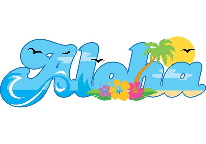 700x490 Aloha Hawaii Vector Free Vector Art