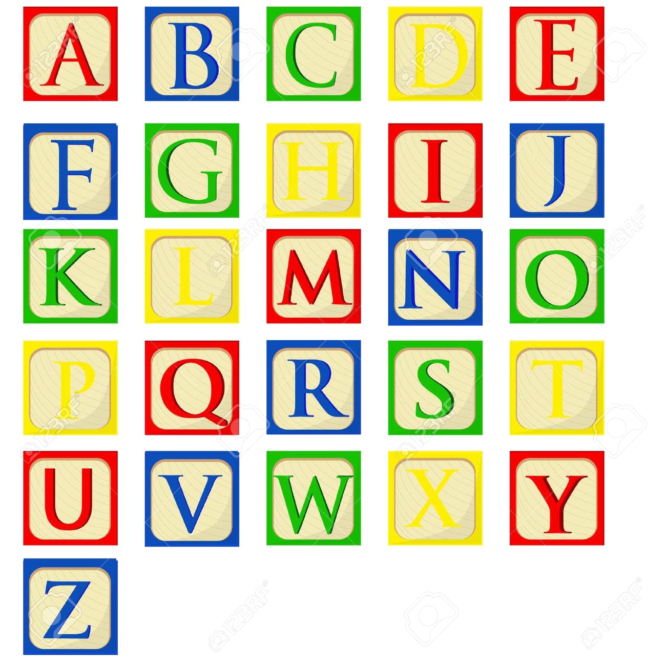 1300x1300 Depositphotos 19228601 Stock Illustration Vector Baby Blocks Set 2