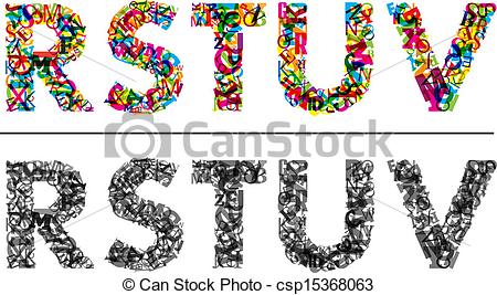 450x267 Colourful Letters Of Alphabet For Design Nand Ornate.