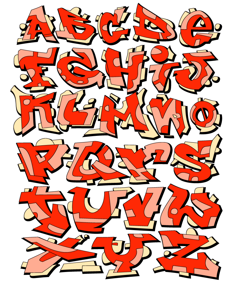 800x952 Creative Orange Alphabet Vector Free Vector Graphic Download