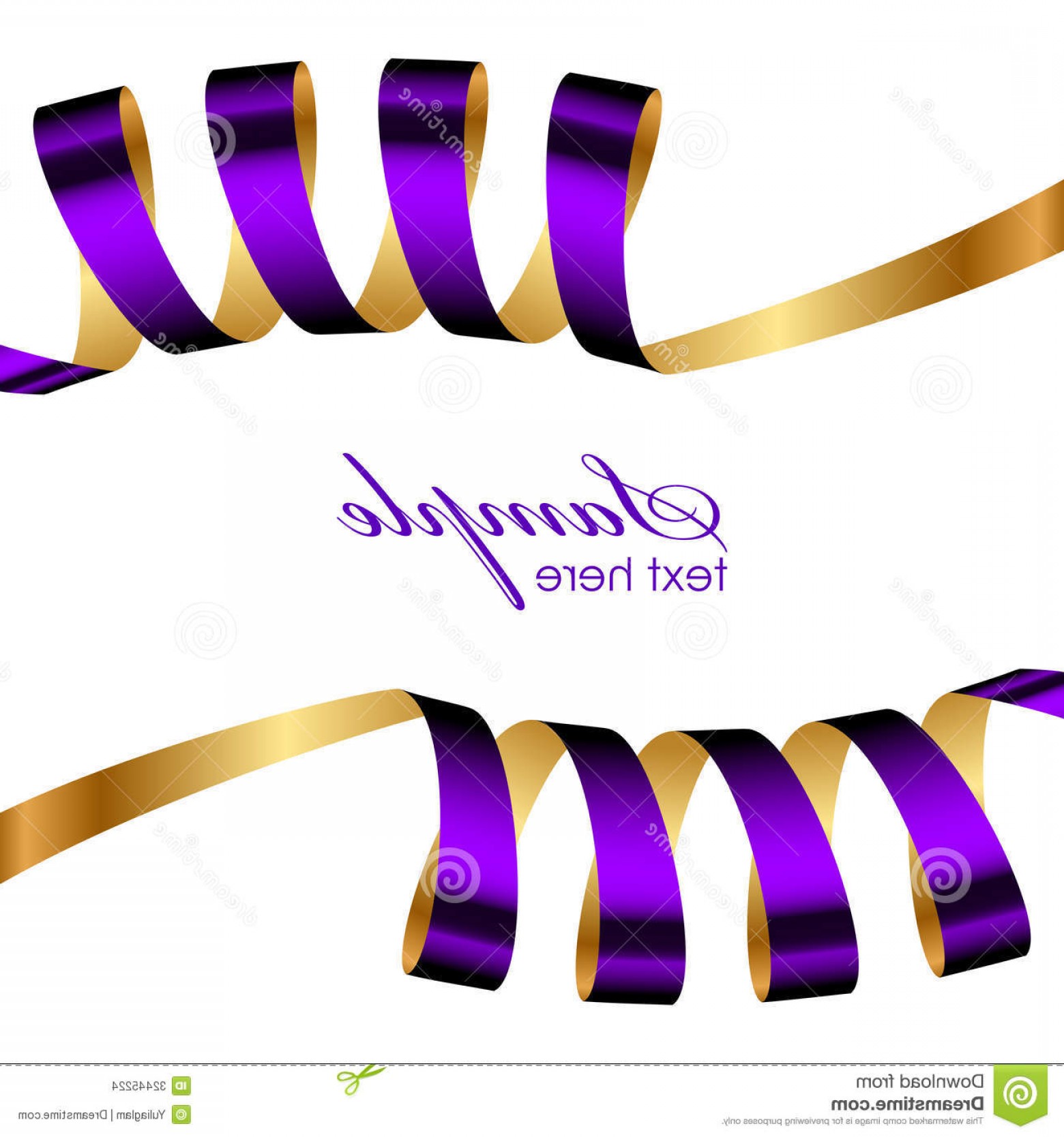 1560x1668 Purple Ribbon Text Banner Vector Shopatcloth