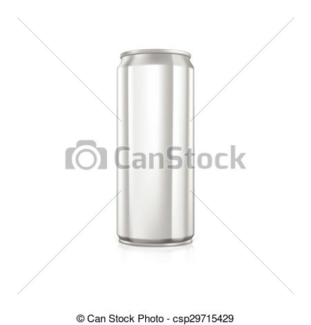 450x470 Blank Aluminium Can. Drawn With Mesh Tool. Fully Adjustable And