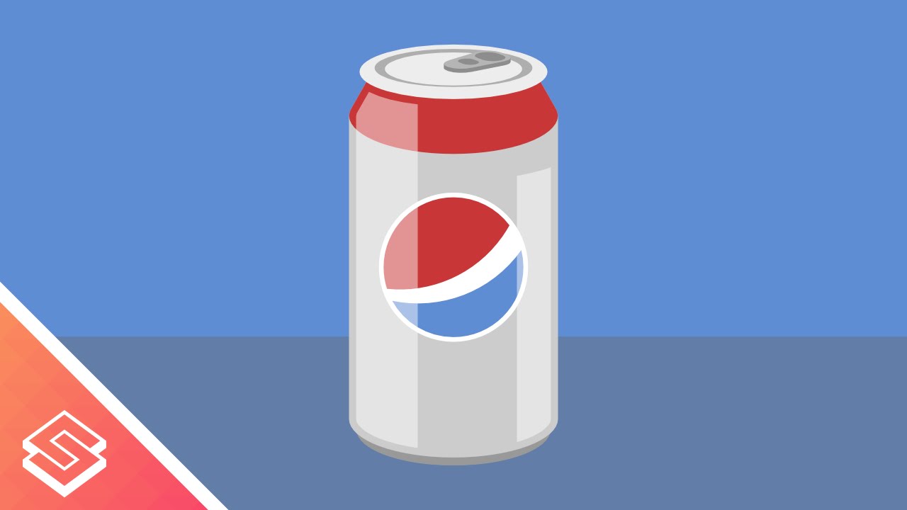 1280x720 Inkscape Tutorial Vector Soda Can