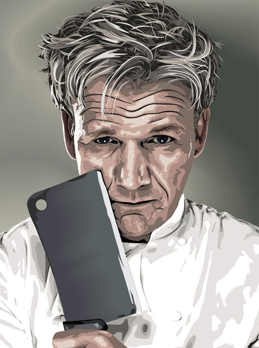 520x698 Mustified 25 Amazing Artistic Vector Portraits