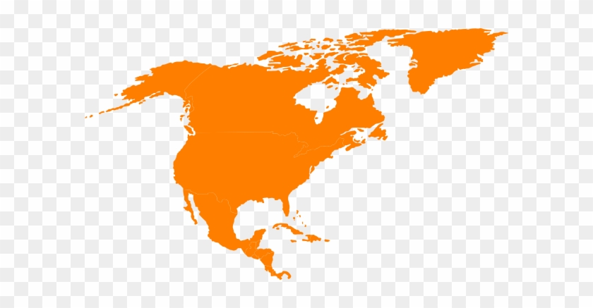 840x437 Montessori North America Continent Map Outline Clip