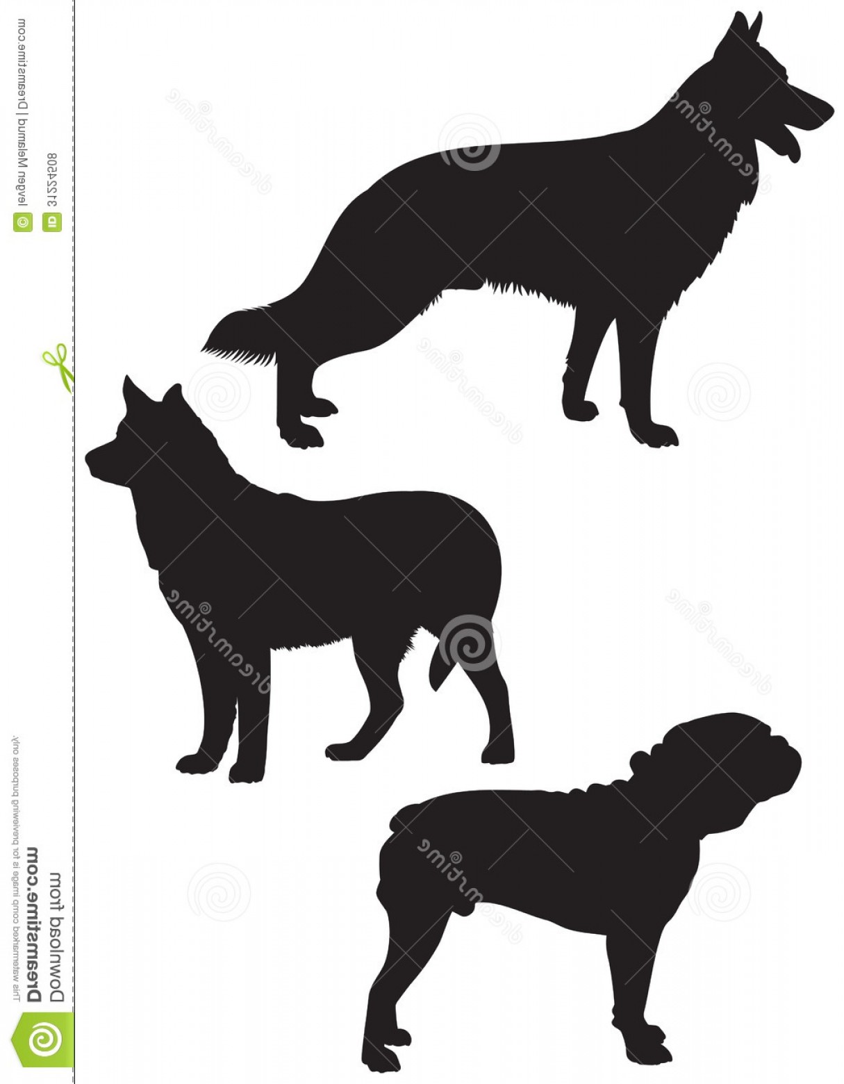 1215x1560 American Bulldog Silhouette Vector Rongholland