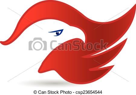 450x313 American Eagle Face Symbol Logo Vector.