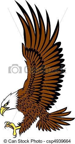 245x470 Bald Eagle And American Flag Download Royalty Free Vector Clipart