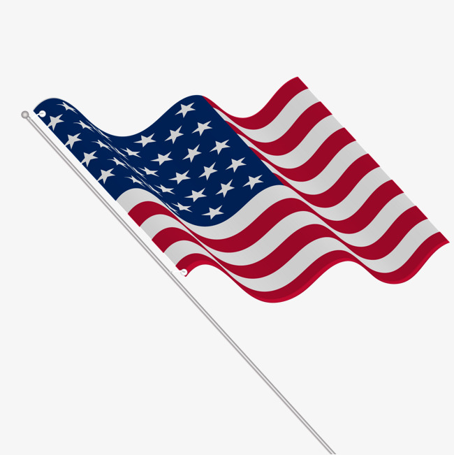 650x651 Vector American Flag, Banner, Flagpole, Decoration Png And Vector