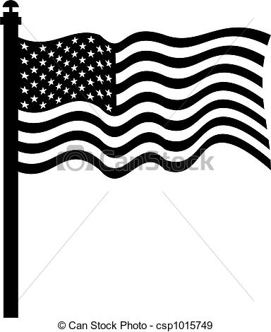 384x470 American Flag Clipart Black And White