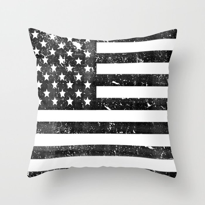 700x700 Black White American Flag Vector Stock Vector 304315622