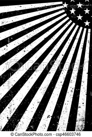 318x470 Grunge Black And White United States Of America Flag. Abstract