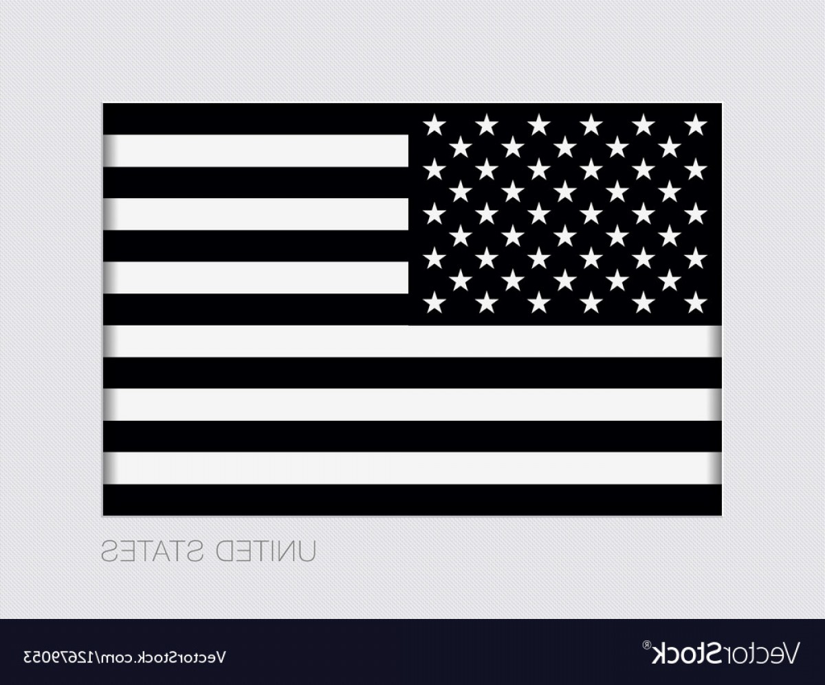 1200x996 Black And White American Flag Icon Vector Orangiausa