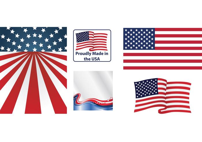 700x490 Us Flags Vectors Free Vector Art
