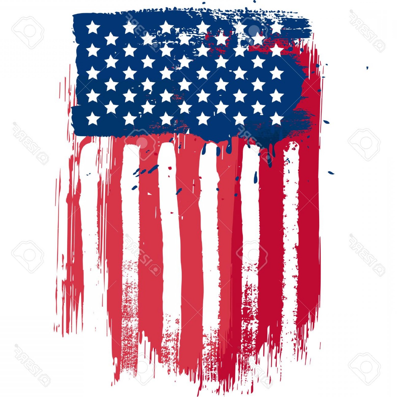 1560x1560 Photostock Vector Vertical Composition Vector American Flag In