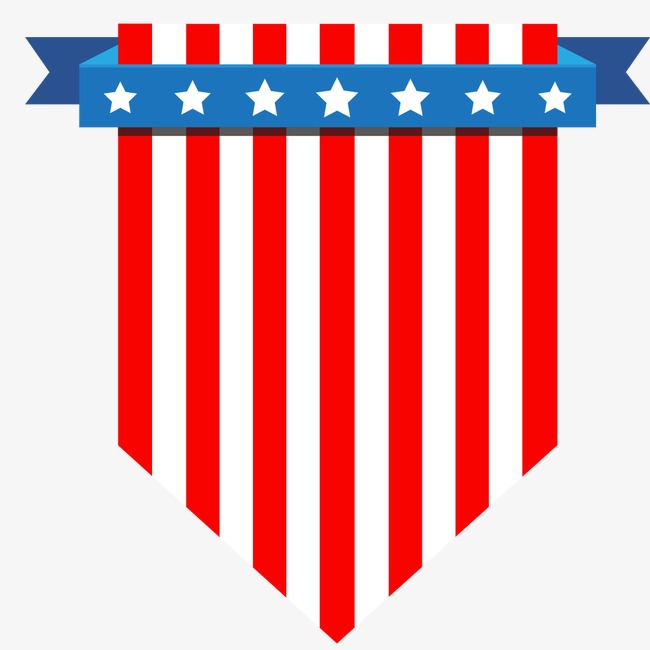 650x650 American Flag Hanging Flag Vector Material Material, United States