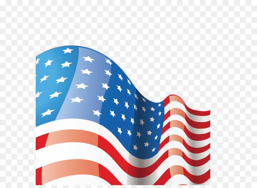 900x660 Vector American Flag Png Download