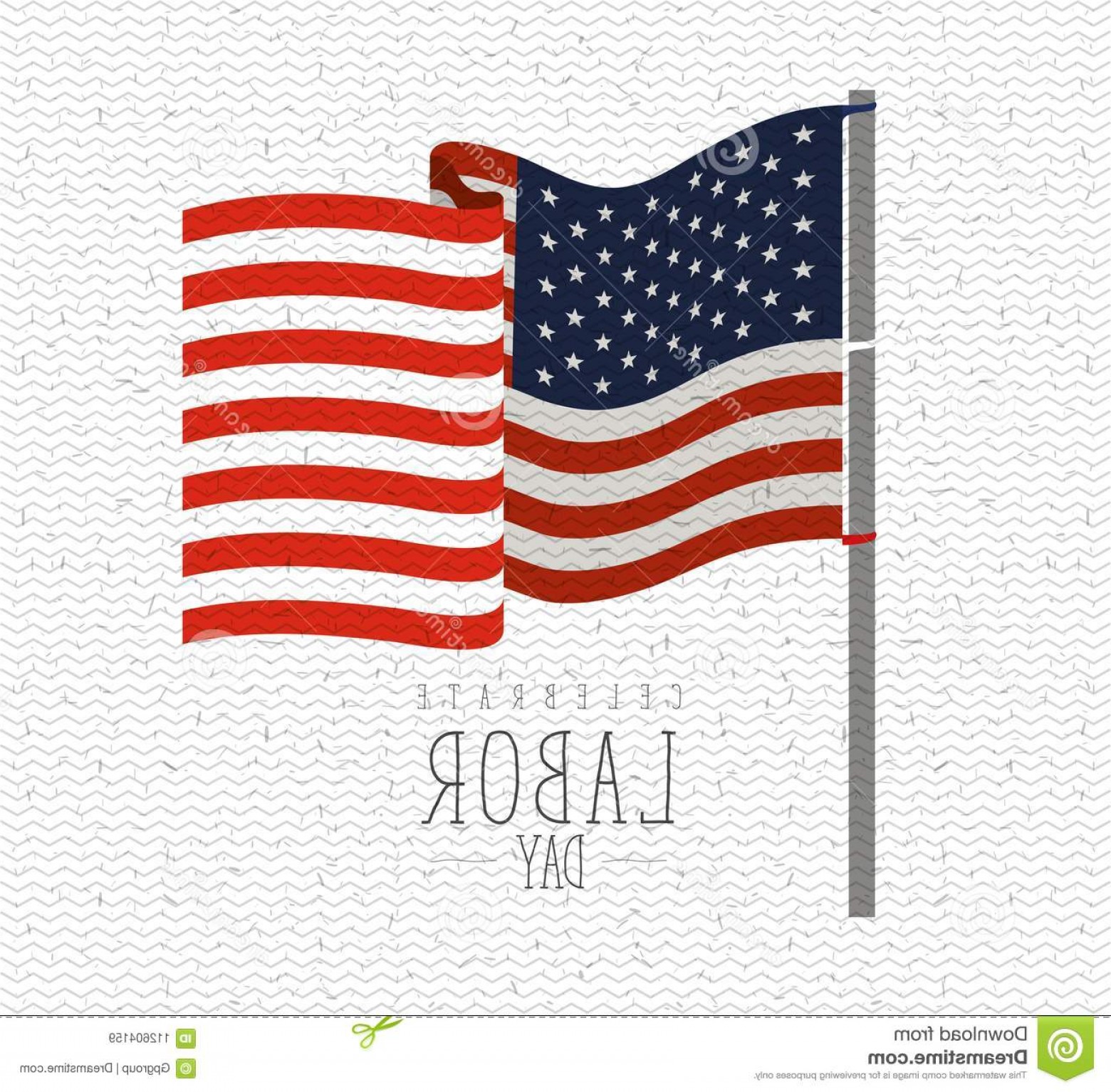 1560x1534 American Flag On Pole Vector Sohadacouri