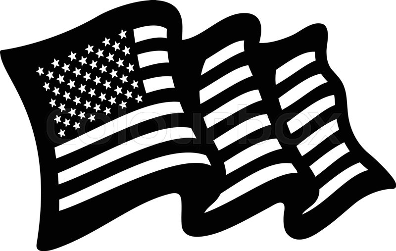 800x507 American Flag Vector Icon Stock Vector Colourbox
