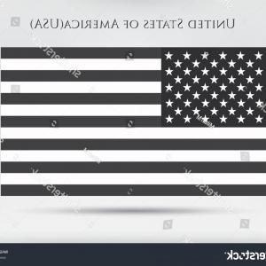 300x300 Stylish Black And White Icon American Flag Vector Arenawp