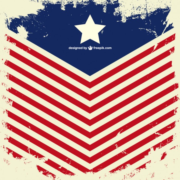 625x626 Grunge Usa Flag Vector Free Download