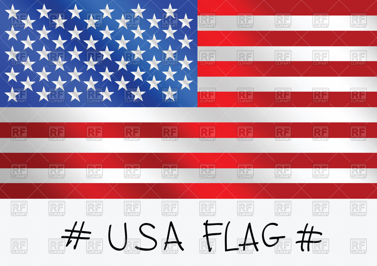 1200x847 Usa Flag Vector Image Vector Artwork Of Signs, Symbols, Maps