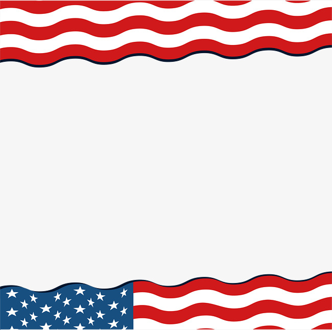 650x646 Wave Of American Flag Borders, Wave Vector, Flag Vector, Vector