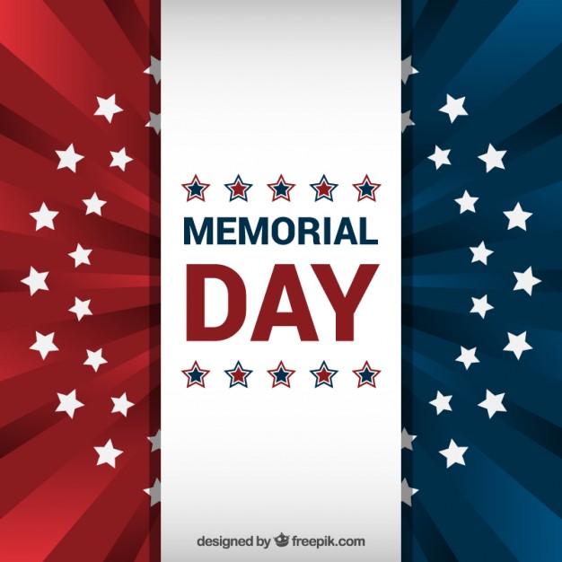 626x626 American Flag Background For Memorial Day Vector Free Download