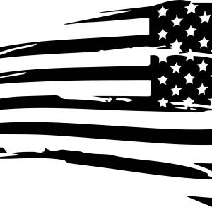 300x300 Black And White American Flag Clipart Arenawp